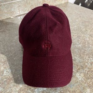 NWT Brooks Brothers hat maroon red